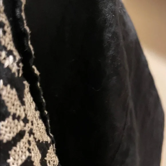 Johnny Was Black Embroidered pants - Picture 4 of 6